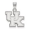 Sterling Silver 1/2in University of Kentucky UK Pendant
