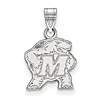 Sterling Silver 1/2in University of Maryland Terrapin Pendant
