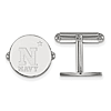 US Naval Aacademy NAVY Round Cuff Links Sterling Silver