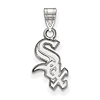 Sterling Silver 1/2in Chicago White Sox Pendant