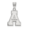 Appalachian State University Logo Pendant 5/8in Sterling Silver