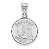Sterling Silver 5/8in Oakland A's Logo Pendant