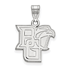 Bowling Green State University Logo Pendant 5/8in Sterling Silver
