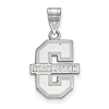 College of Charleston Logo Pendant 5/8in Sterling Silver