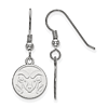 Sterling Silver Colorado State University Small Dangle Earrings