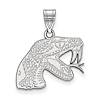 14k White Gold Florida A&M University Rattlers Pendant 5/8in