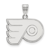 14k White Gold 5/8in Philadelphia Flyers Logo Pendant