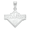 Sterling Silver Washington Nationals World Series 2019 Pendant 3/4in