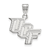 University of Central Florida Logo Pendant 5/8in 14k White Gold