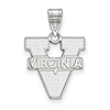 Sterling Silver 5/8in University of Virginia Logo Pendant
