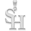 Sam Houston University Logo Pendant 3/4in Sterling Silver