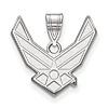 Sterling Silver US Air Force Symbol Pendant 5/8in