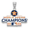 Sterling Silver Houston Astros World Series 2022 Enamel Pendant