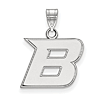 Boise State University B Charm 1/2in Sterling Silver