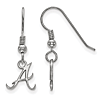 Sterling Silver Atlanta Braves Dangle Wire Earrings