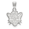 Brigham Young University Cougar Pendant 1/2in Sterling Silver