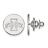 Iowa State University Logo Lapel Pin Sterling Silver 
