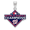 Sterling Silver Washington Nationals World Series 2019 Enamel Pendant