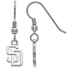 Sterling Silver Extra Small San Diego Padres Dangle Earrings