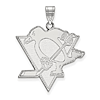 Sterling Silver 1in Pittsburgh Penguins Pendant