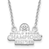 Sterling Silver Small Houston Astros World Series 2022 Necklace
