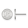 Sterling Silver Oakland A's Extra Small Post Earrings