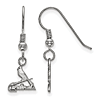 Sterling Silver St. Louis Cardinals Extra Small Dangle Earrings