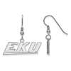 Eastern Kentucky University Colonels Dangle Earrings Sterling Silver