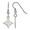 Sterling Silver Furman University Dangle Wire Earrings