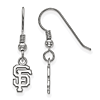 Sterling Silver San Francisco Giants SF Extra Small Dangle Earrings
