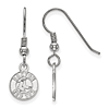 Sterling Silver Boston Red Sox Extra Small Dangle Earrings