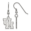 Sterling Silver University of Houston UH Dangle Wire Earrings