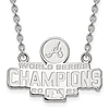 Sterling Silver Atlanta Braves World Series 2021 Necklace
