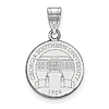 Sterling Silver Georgia Southern University Crest Pendant 5/8in