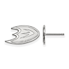 Sterling Silver Anaheim Ducks Extra Small Logo Earrings