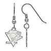 Sterling Silver Pittsburgh Penguins Dangle Wire Earrings