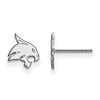 Texas State University Earrings Extra Small 10k White Gold