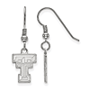 Sterling Silver Texas Tech University Dangle Wire Earrings