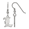 Sterling Silver University of Louisville L Dangle Earrings