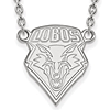 Sterling Silver University of New Mexico Petite Disc Necklace