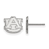 10kt White Gold Auburn University Extra Small Post Earrings