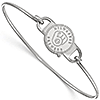 Sterling Silver Milwaukee Brewers Wire Bangle Bracelet