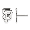 Sterling Silver San Francisco Giants Logo Post Earrings