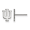 14kt White Gold Indiana University Extra Small Post Earrings
