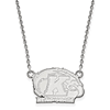 Sterling Silver Kent State University Golden Flashes Petite Necklace