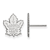 Sterling Silver Toronto Maple Leafs Post Earrings