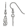 Sterling Silver Extra Small Seattle Mariners Dangle Earrings