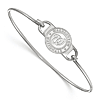 Sterling Silver Washington Nationals Wire Bangle Bracelet