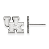 10kt White Gold University of Kentucky Extra Small Post Earrings