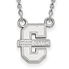 College of Charleston Necklace Small 14k White Gold